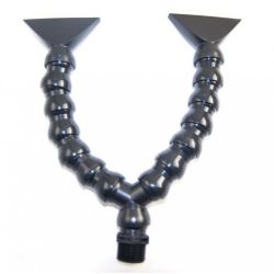 Dual Nozzle Loc-Line 25 mm, Adjustable Pipe