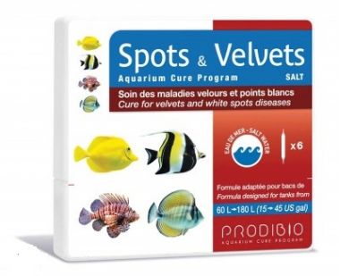 Prodibio Spots and Velvets Saltwater Aquarium Cure Program