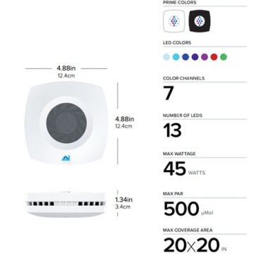 Led Lighting System Prime Hd, Black Aquaillumination AI