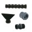 Single Nozzle Loc-Line 25 mm, Adjustable Pipe